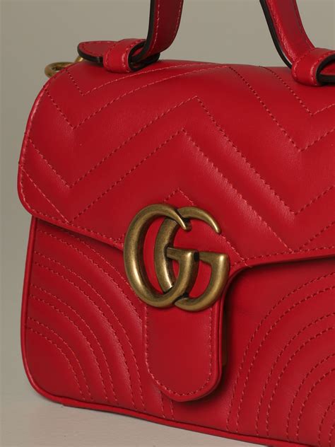 gucci marmont tote red|Gucci Marmont bag from nancy.